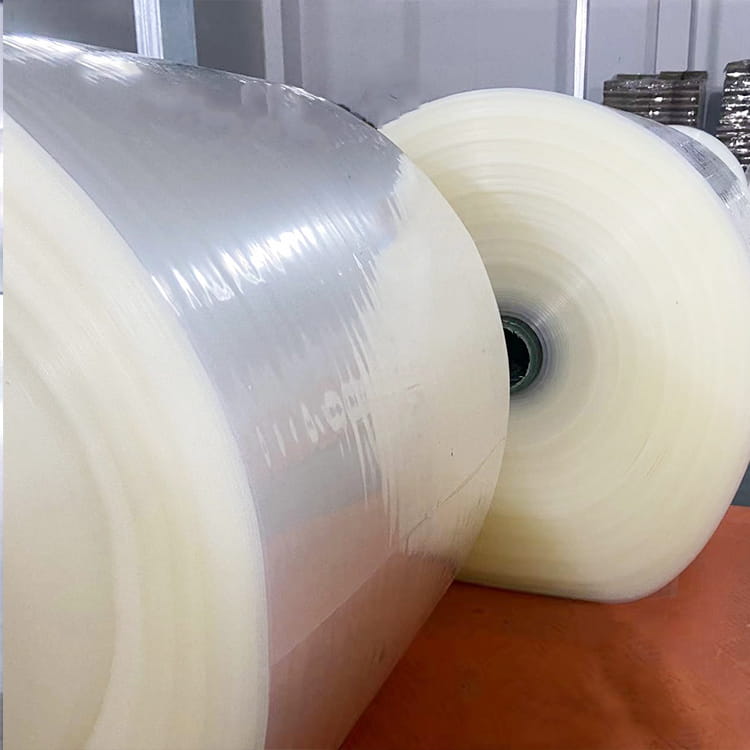 Película de embalaje transparente tubular