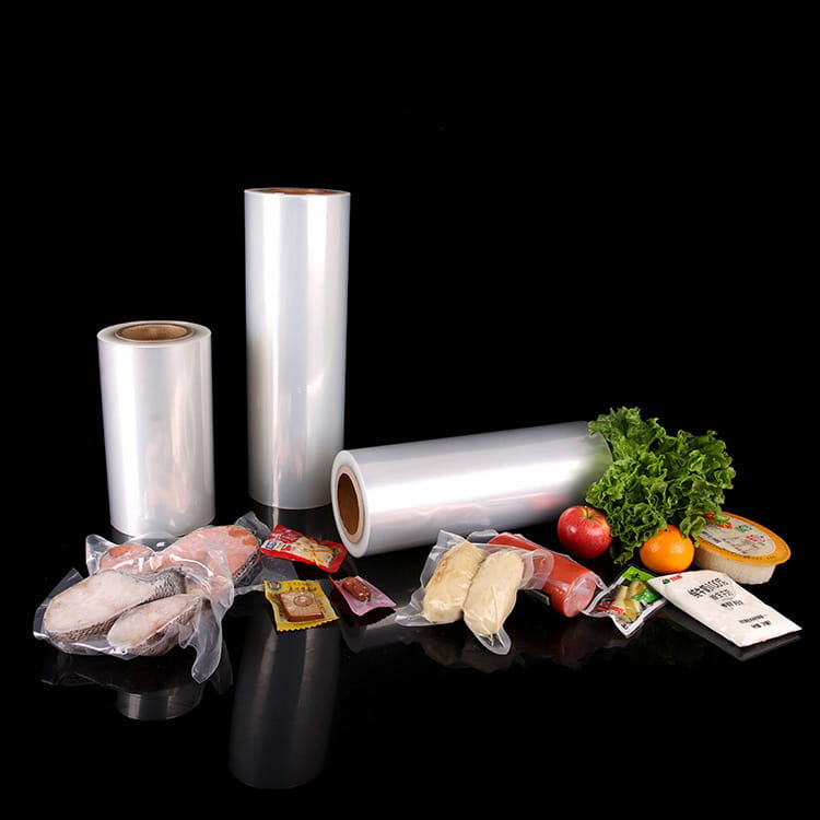 Película de vacío de alta barrera coextruida de 7 capas PA/PE/PP/TIE