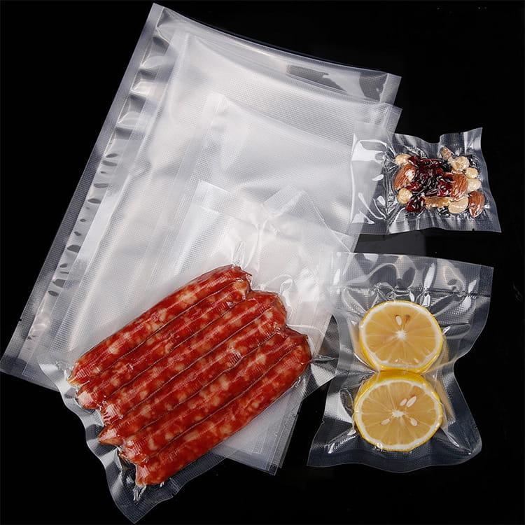 Bolsa selladora al vacío compuesta de PE/PA de alta barrera para alimentos frescos