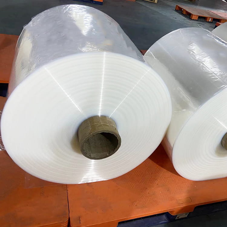 Película de embalaje transparente tubular