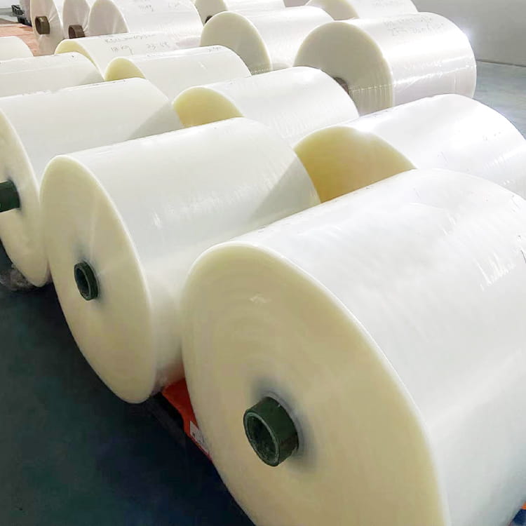 Película de embalaje transparente tubular