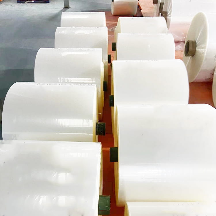 Película de embalaje transparente tubular
