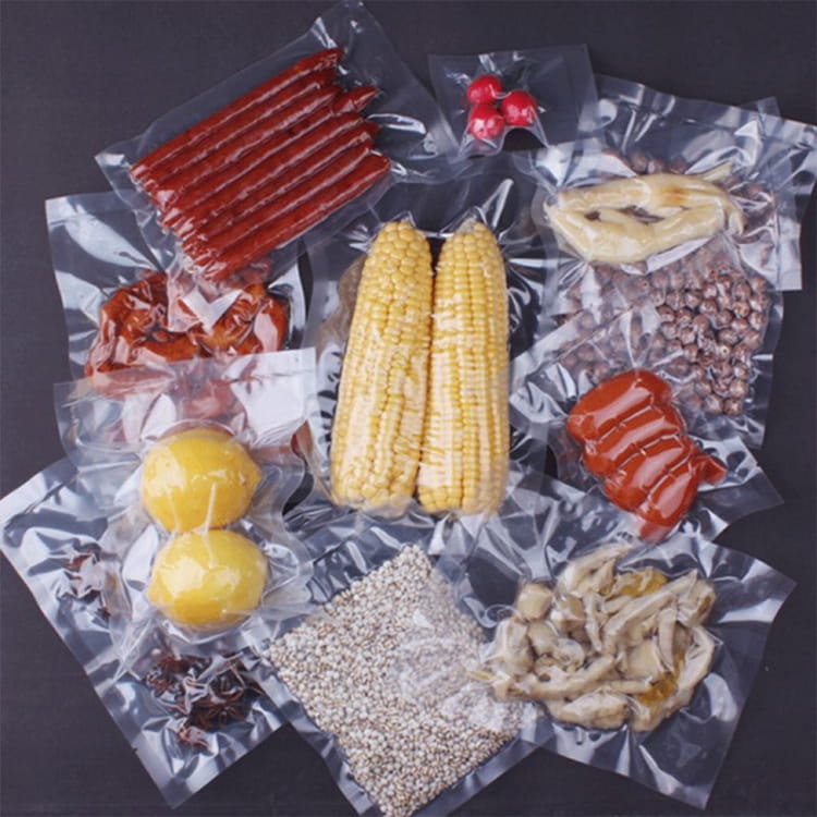 Película de alta barrera superior e inferior coextruida de 5 capas de grado alimenticio