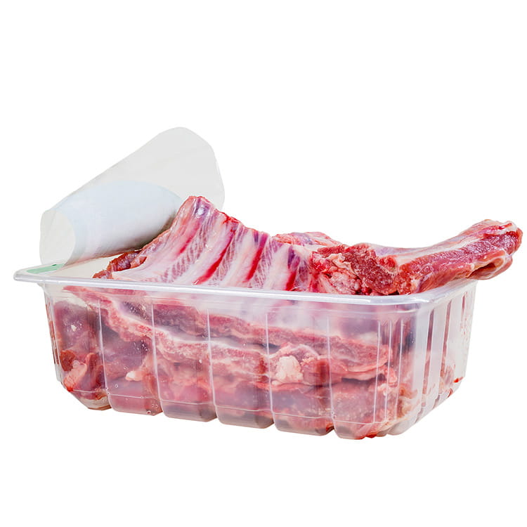 Película superior e inferior termoformada de PE, fácil de pelar, para envasado al vacío de alimentos